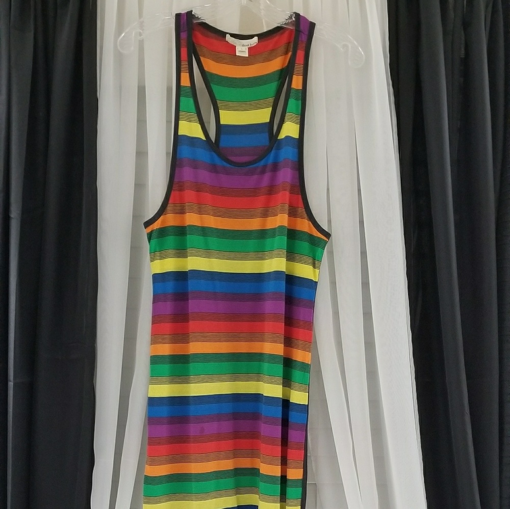 Derek Heart Rainbow Maxi Dress